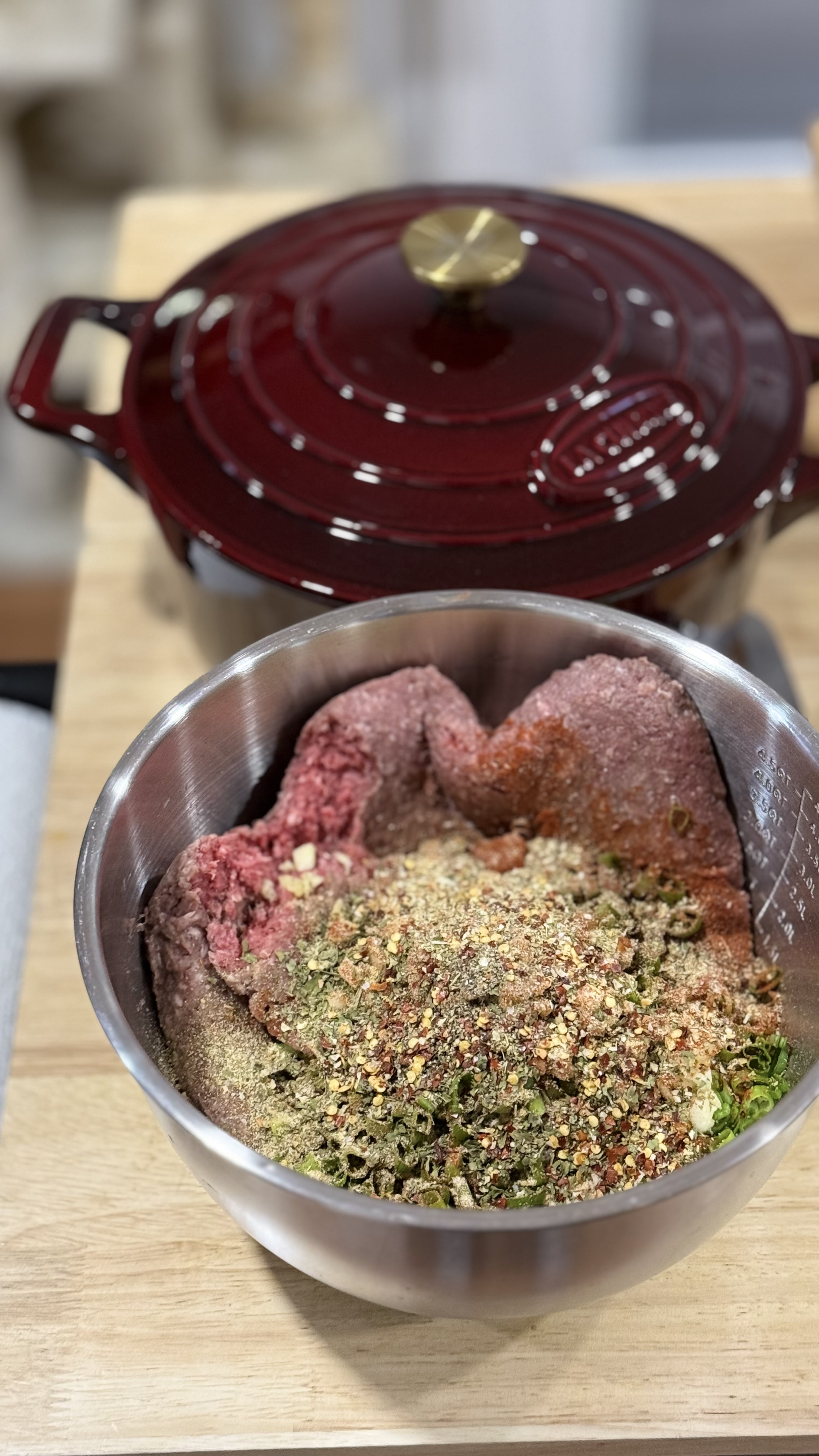 all ingredients ready to mix
